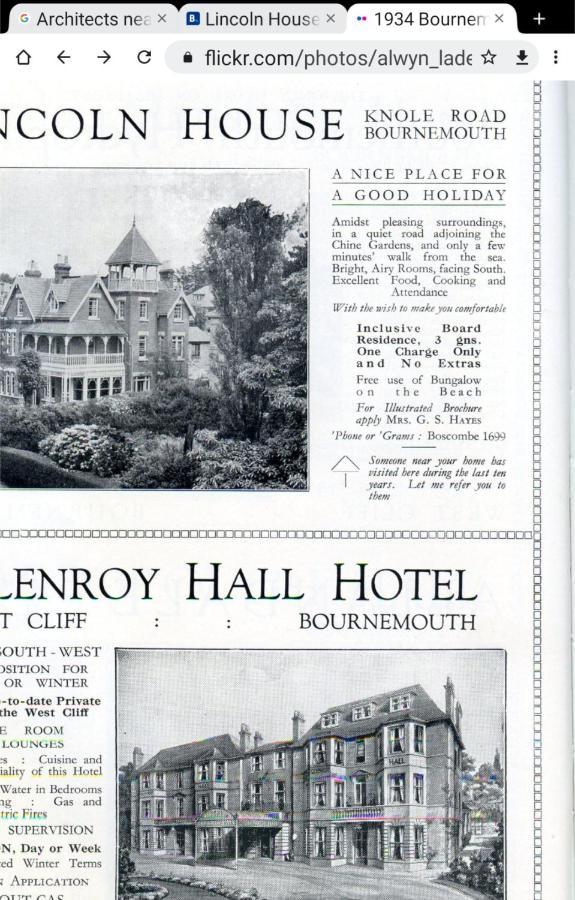Lincoln House Hotel Bournemouth Bagian luar foto